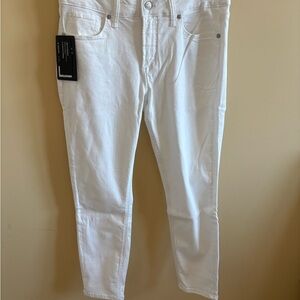 Silver Jeans Women's White Skinny Jeans